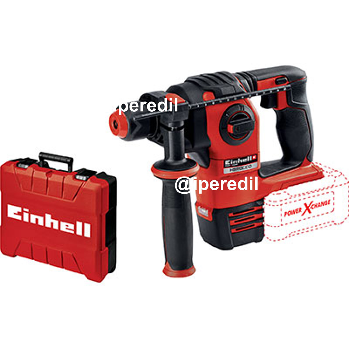 MARTELLO TASSELL BATTERIA HEROCCO EINHELL VOLT 18 X-CHANGE SOLO CORPO MACCHINA + VALIGIA - 07475439