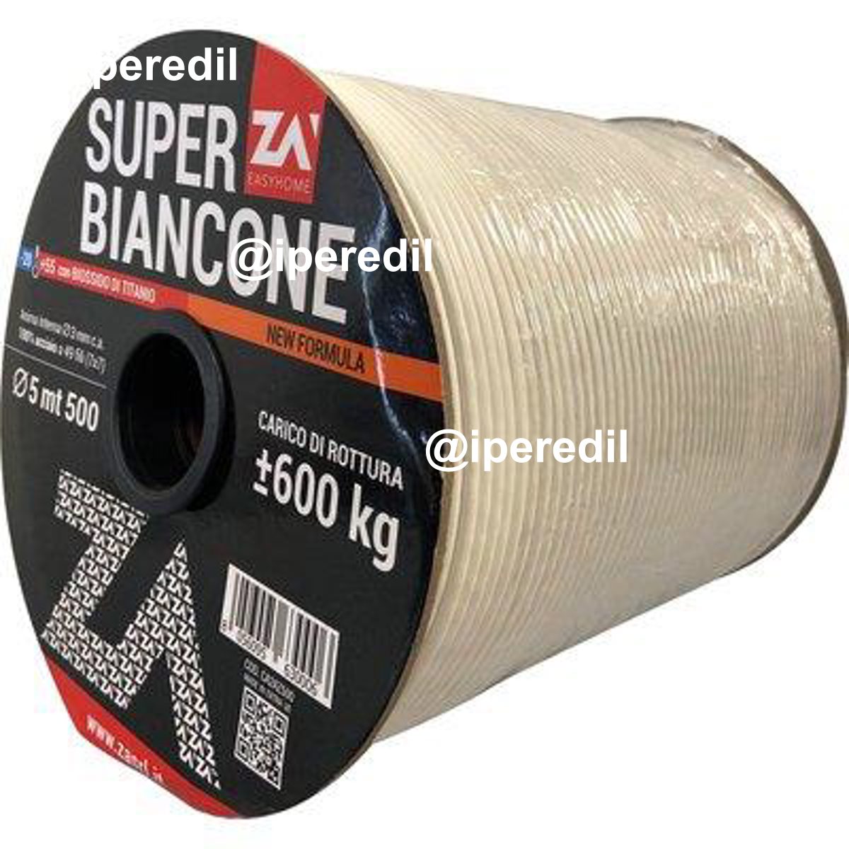 CAVETTO ACCIAIO ZINCATO SUPER BIANCONE MM 5,0 MT 500