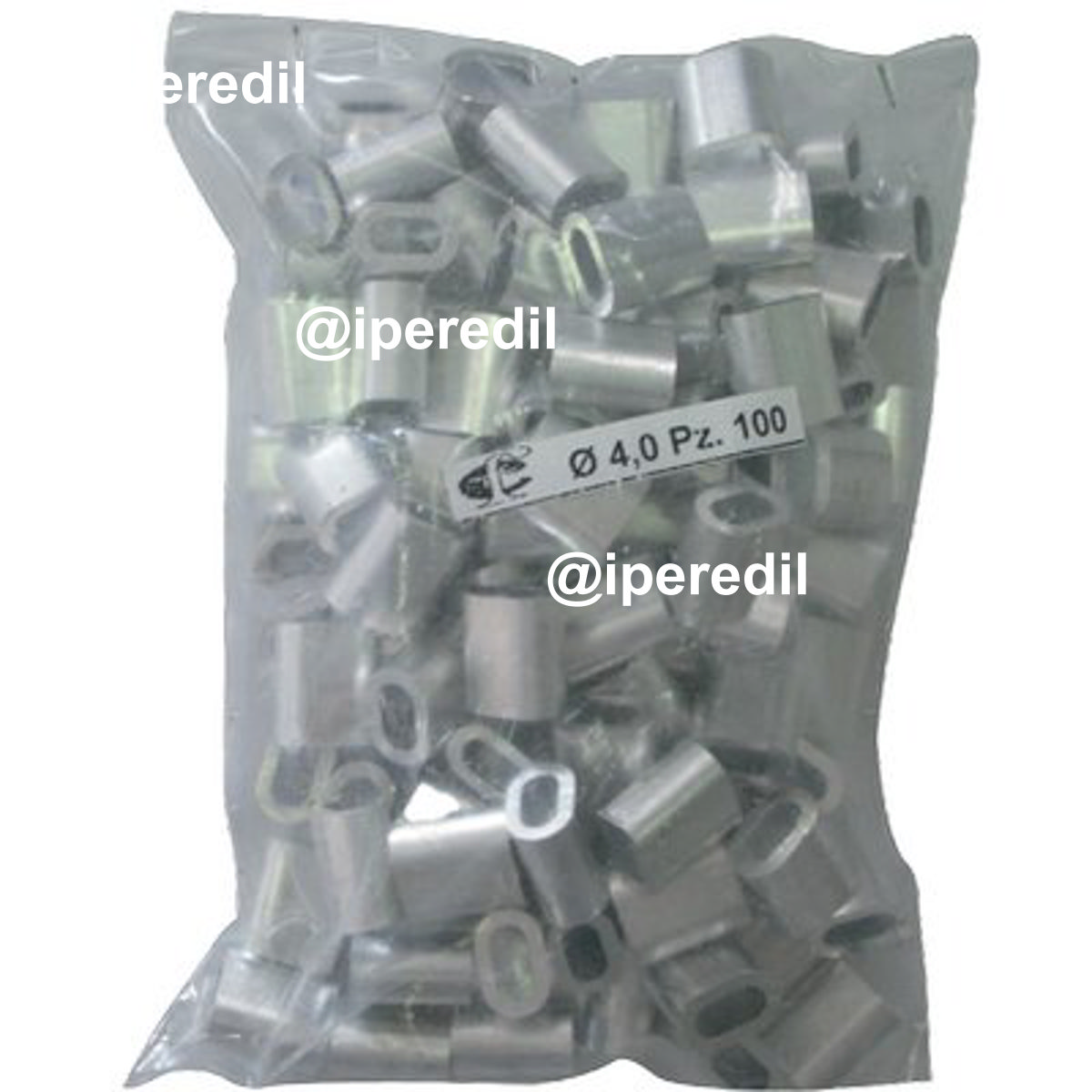 MORSETTO X FILO NYOFIL WORKIT ALLUMINIO MM 4