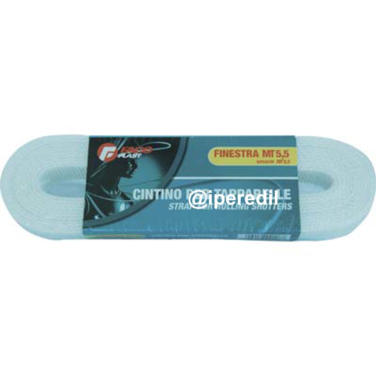 CINTINO AVVOLGIBILI PP BIANCO MM 22 GR/MT 25 MT 5,5