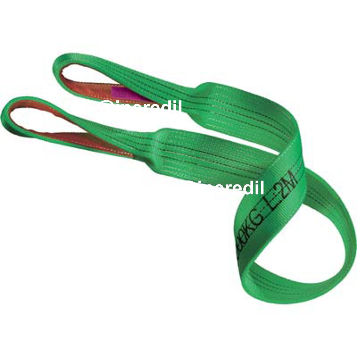 CINGHIA SOLLEVAMENTO ROBUR ASOLE RINFORZATE KG.2000 L.MT 5 VERDE