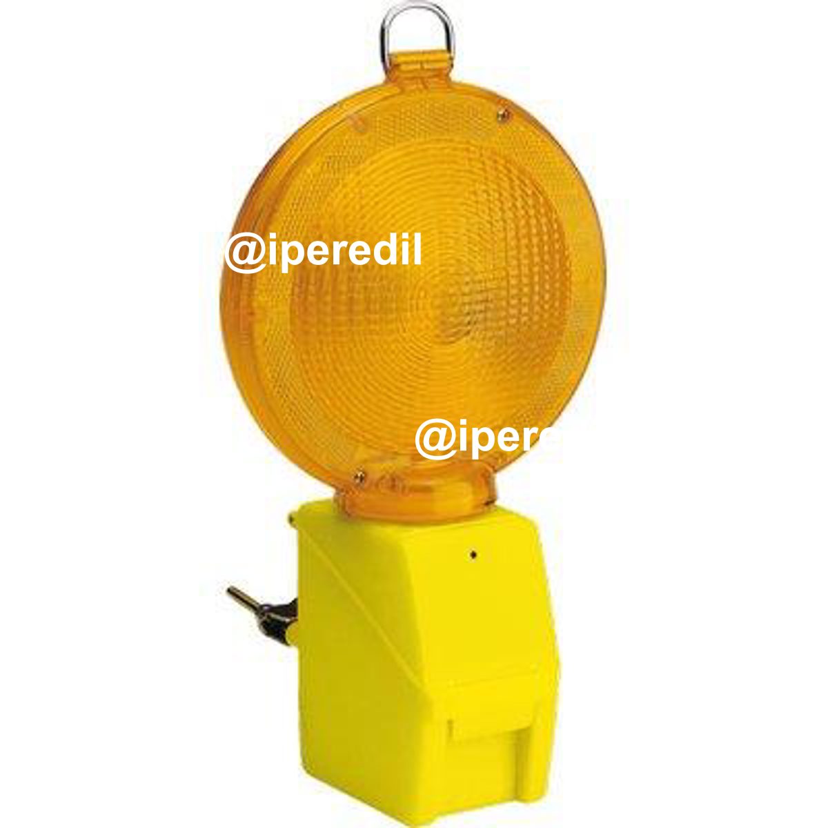 LAMPEGGIATORE CANTIERE LUCE LED GIALLO POSTO 1 BATTERIA