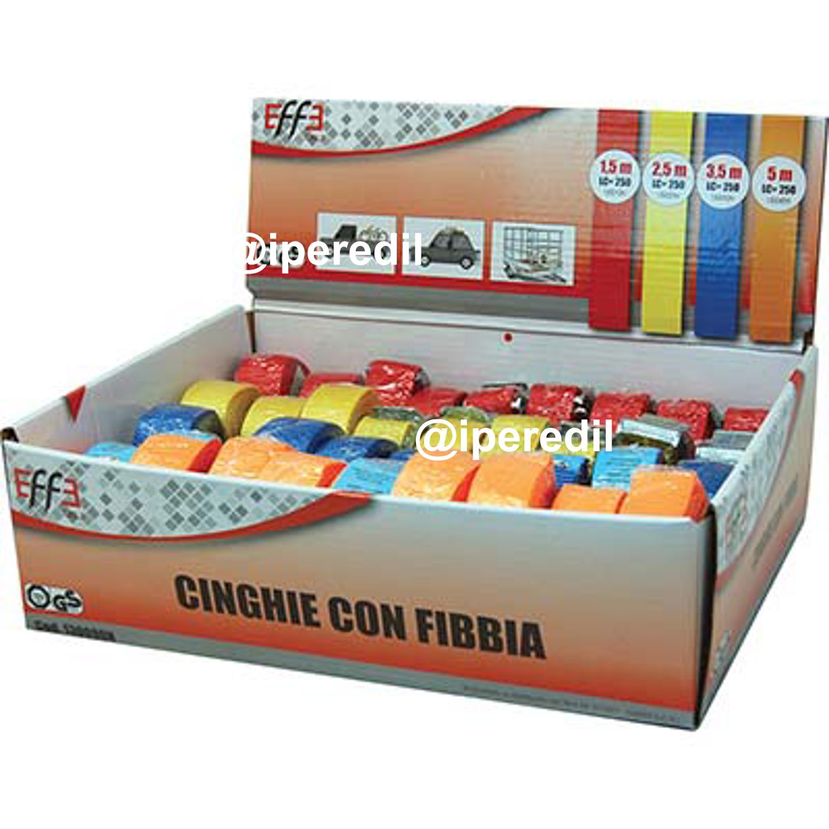 CINGHIA AD ANELLO EXPO EFFE CF=PZ 36 ASSORTITI