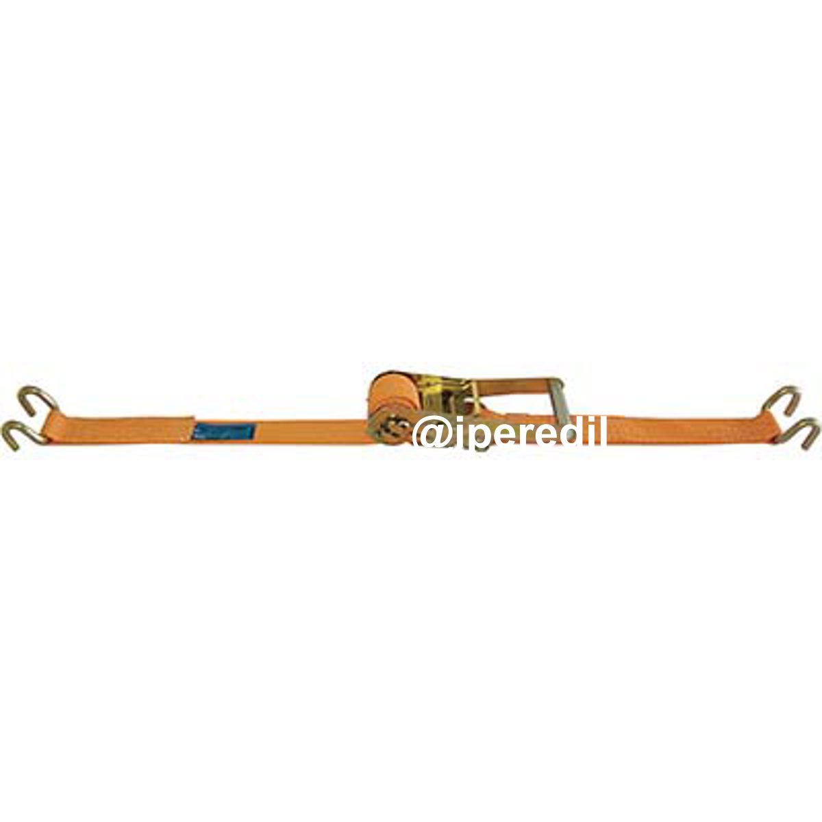 CINGHIA A TRAZIONE 2 SPONDE + CRIC 8182S ROBUR L.MT 8,5 H.MM 50 KG 2000