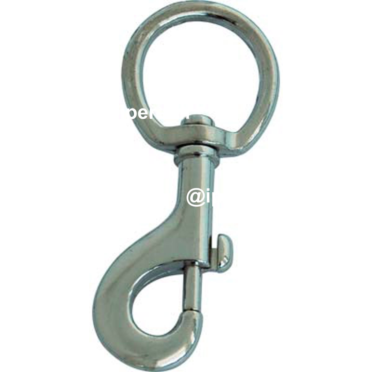 MOSCHETTONE REDINE OTTONE NICHELATO WORKIT + GIRELLO L.MM 121+1"1/4