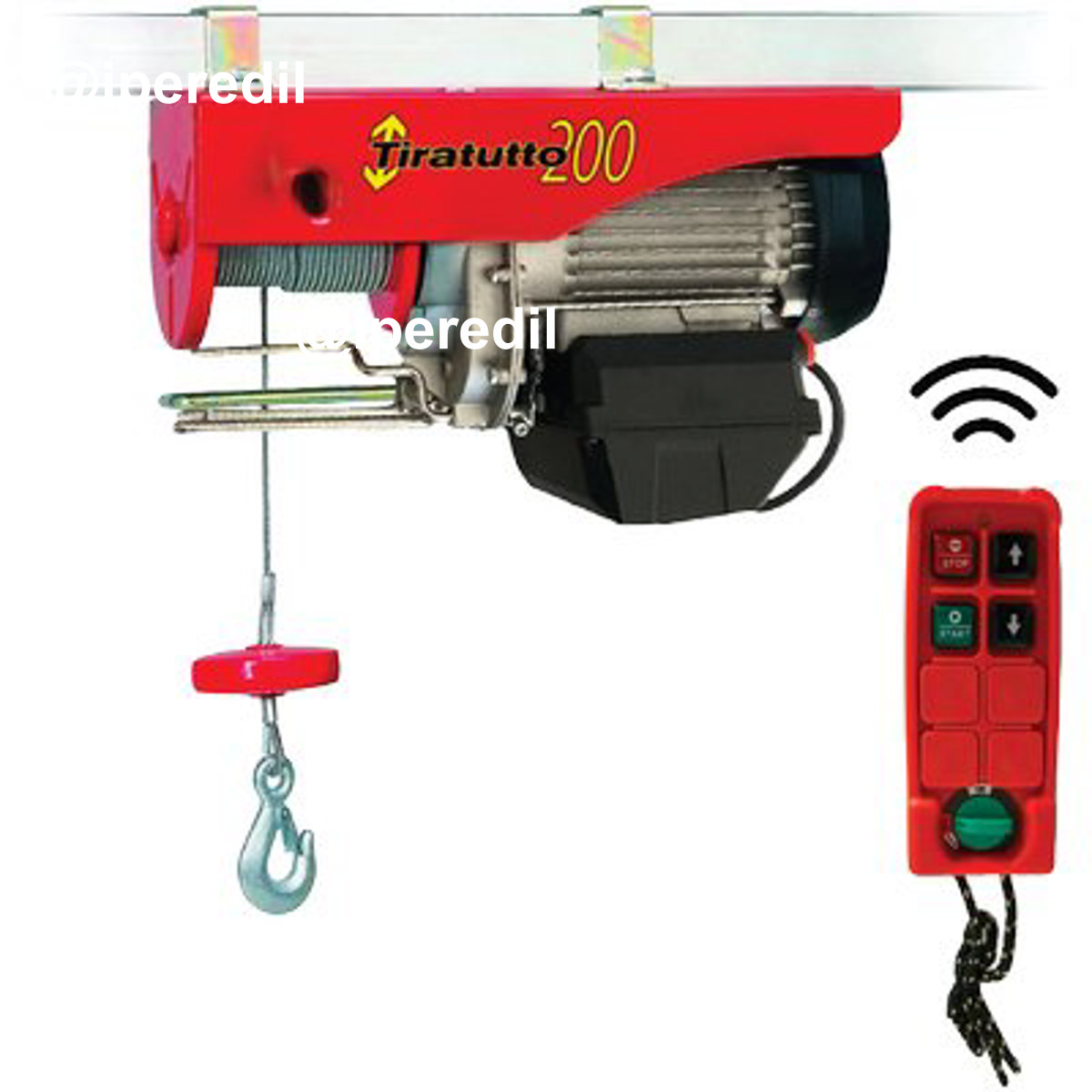 PARANCO ELETTRICO TIRATUTTO TT 200 TS EUROPEA + RADIOCOMANDO WATT 750 MT 18 KG 200/400