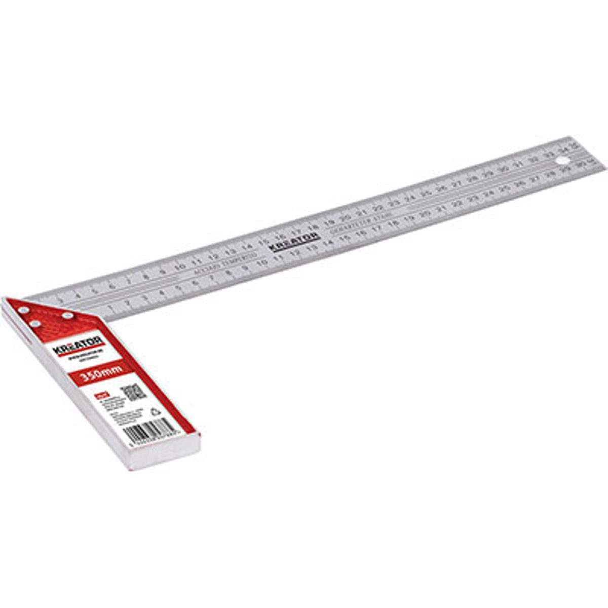 SQUADRA FALEGNAME ALLUMINIO/ACCIAIO CM 35 - 07646136