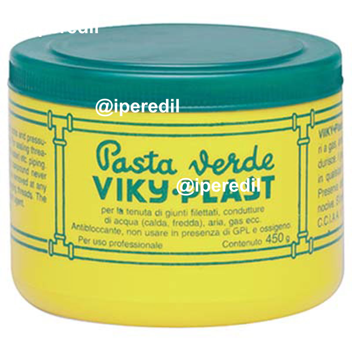 PASTA VERDE VIKY PLAST GR 450