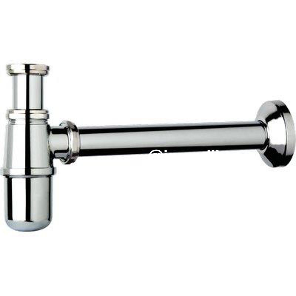 SIFONE CR A BOTTIGLIA TEA OTTONE CROMATO 1" CANNA CM 25 - 07706006