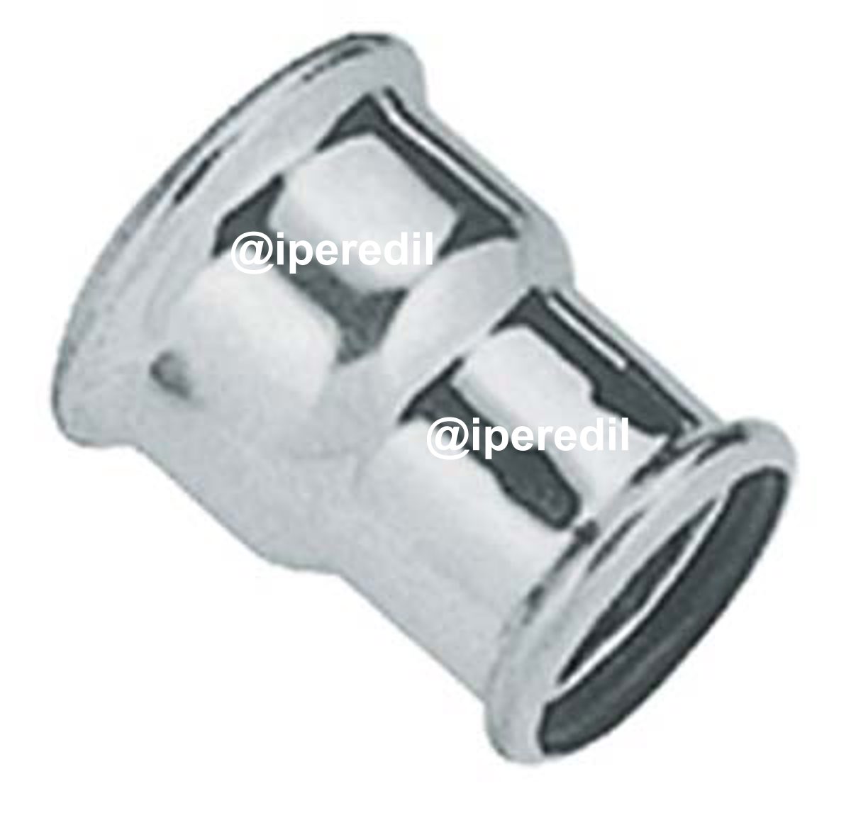 MANICOTTO RIDOTTO CANOTTO CR OTTONE CROMATO MM 40/32 + ORING - 07706040
