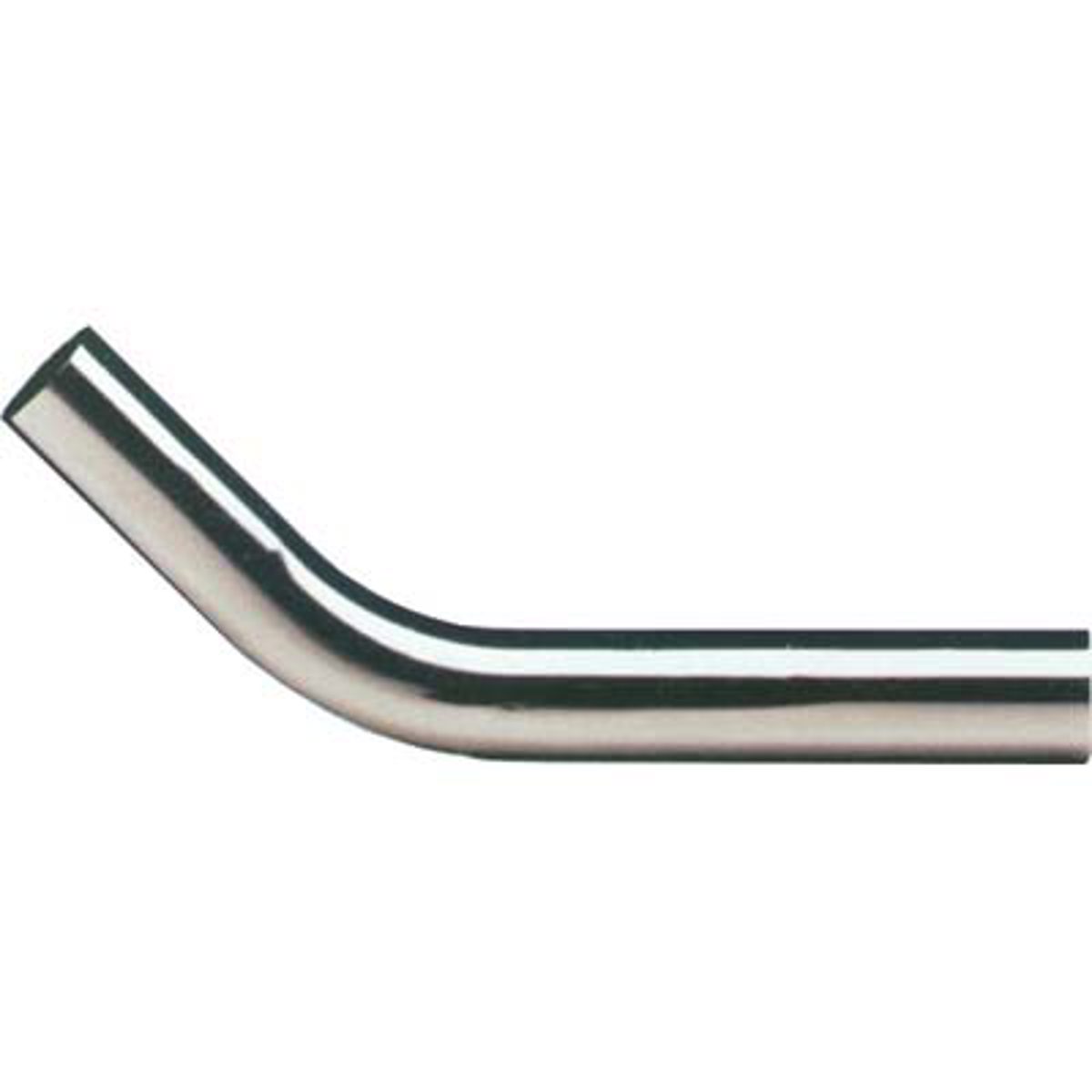 CANOTTO CR CURVO 45° OTTONE CROMATO MM 30 CM 11X15 - 07706072
