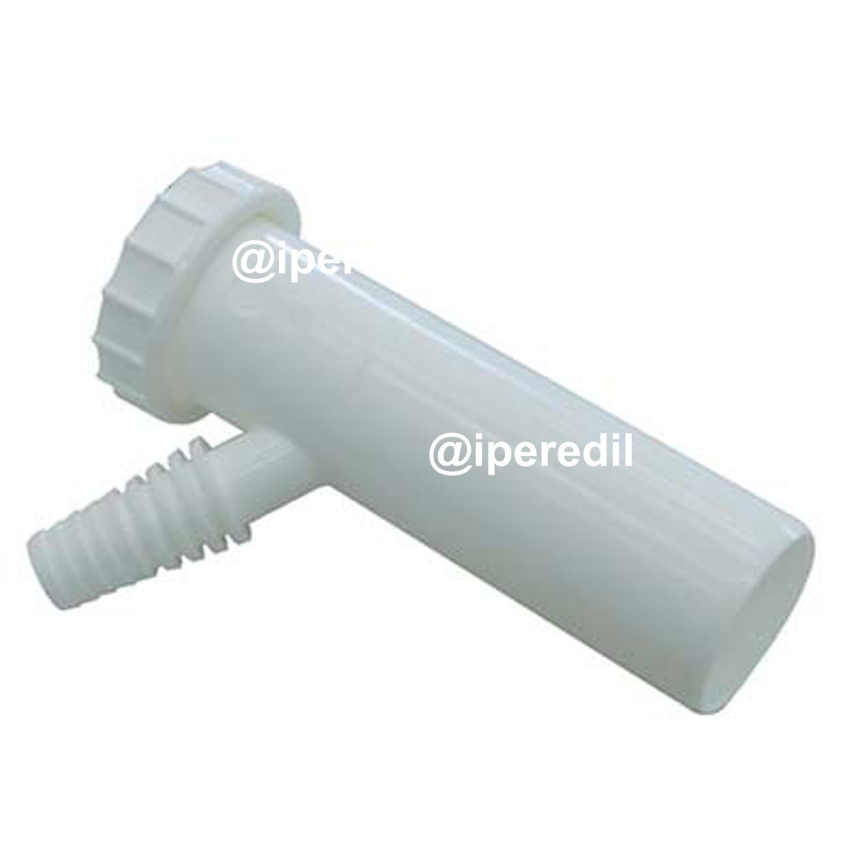 CANOTTO PP + GHIERA + 1 ATTACCO BIANCO MM 40 1"1/2