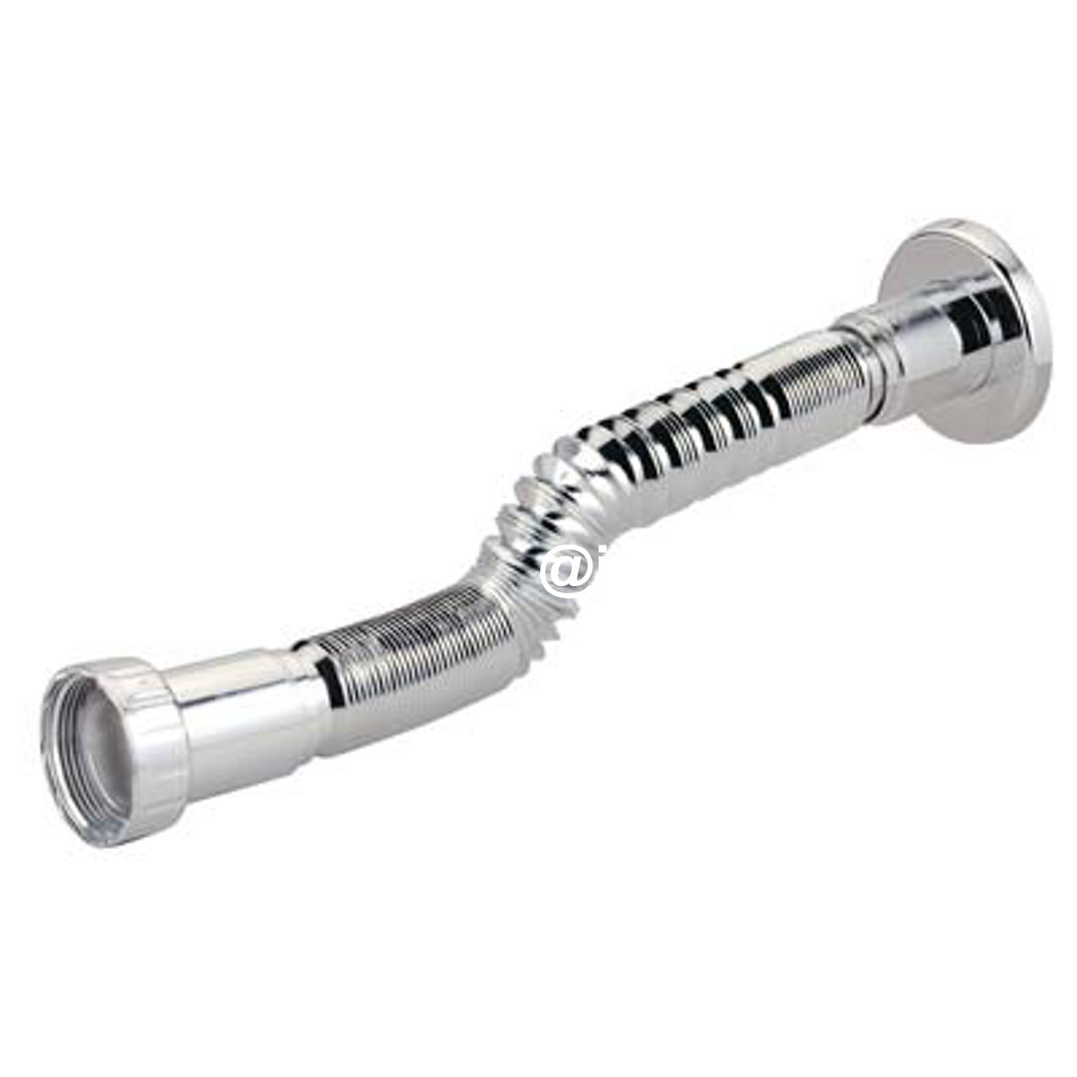 CANOTTO PP FLESSIBILE + GHIERA CROMATO MM 40/32X1"1/4 CM 30/80