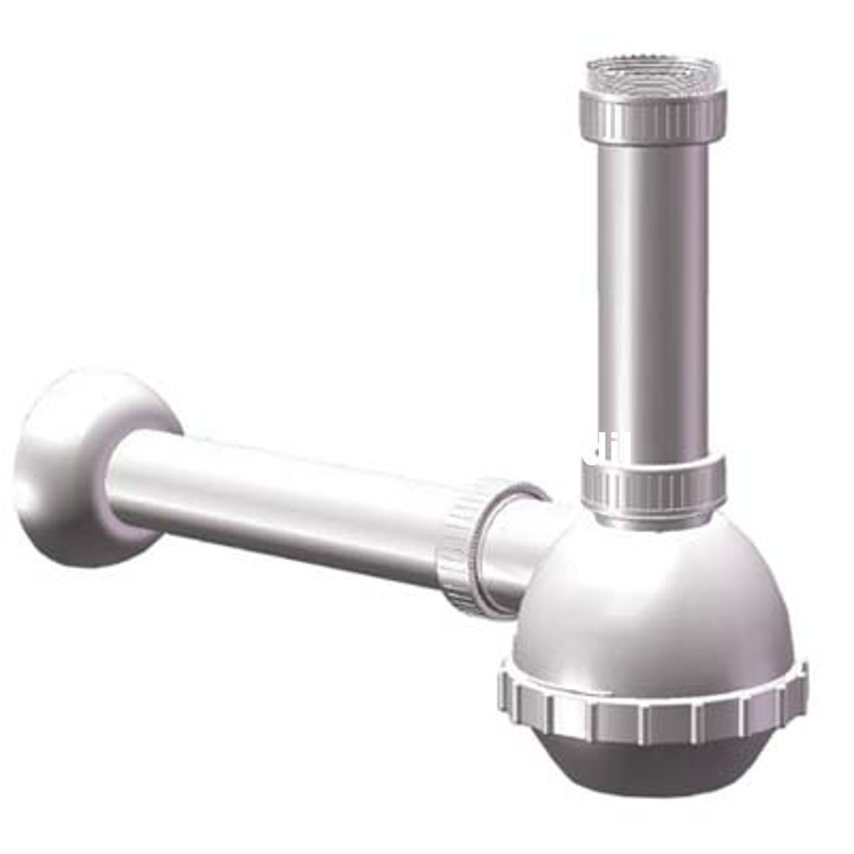 SIFONE PP A BOTTIGLIA 1 VASCA BIANCO MM 40/32 1"1/2