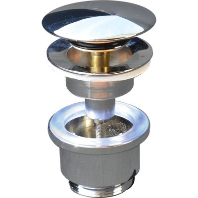 PILETTA CLIC CLAC LAVABO BIDET  ZAMA CROMATO 1"1/4M