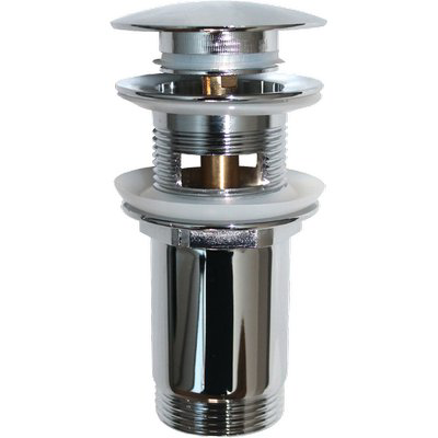 PILETTA CLIC CLAC LAVABO BIDET + TROPPO PIENO ZAMA CROMATO 1"1/4M