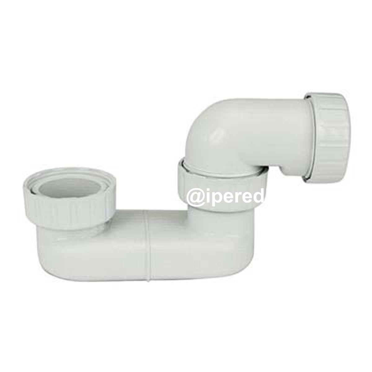 SIFONE PP RIBASSATO VASCA BIANCO 1"1/2