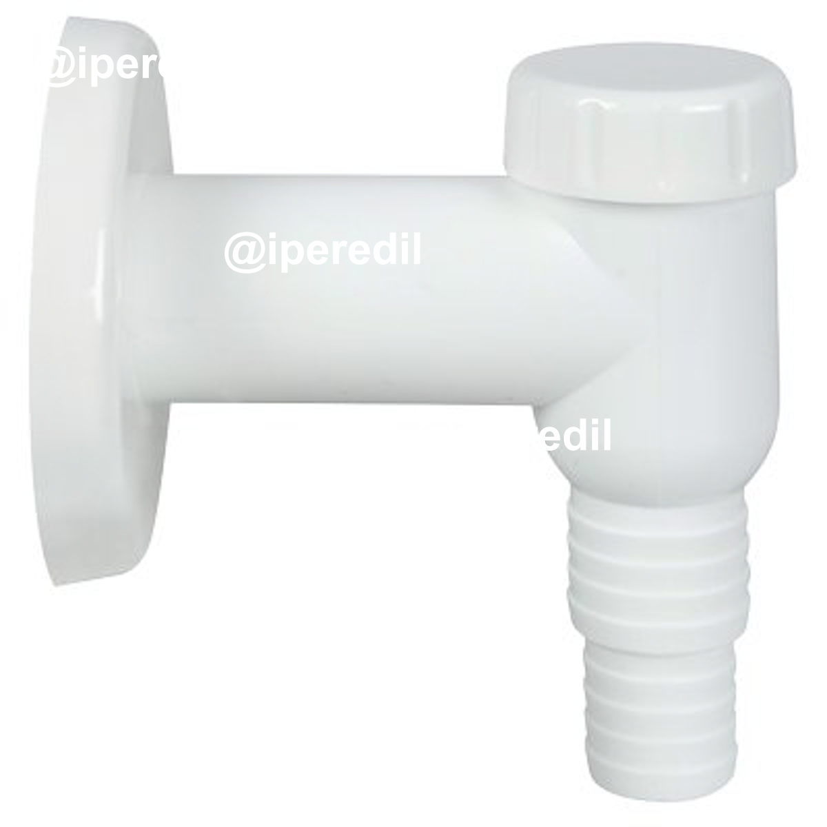 SIFONE PP LAVATRICE ESTERNO PP BIANCO CON VALVOLA MM 32