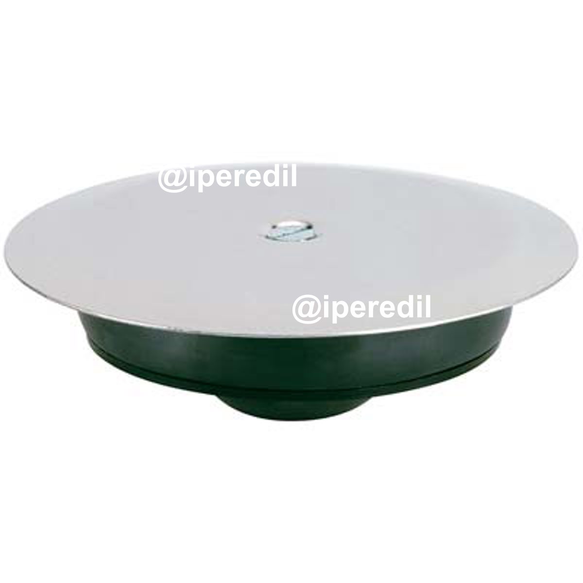 TAPPO ESPANSIONE + PIATTELLO X POZZETTO WC PP/INOX MM 120