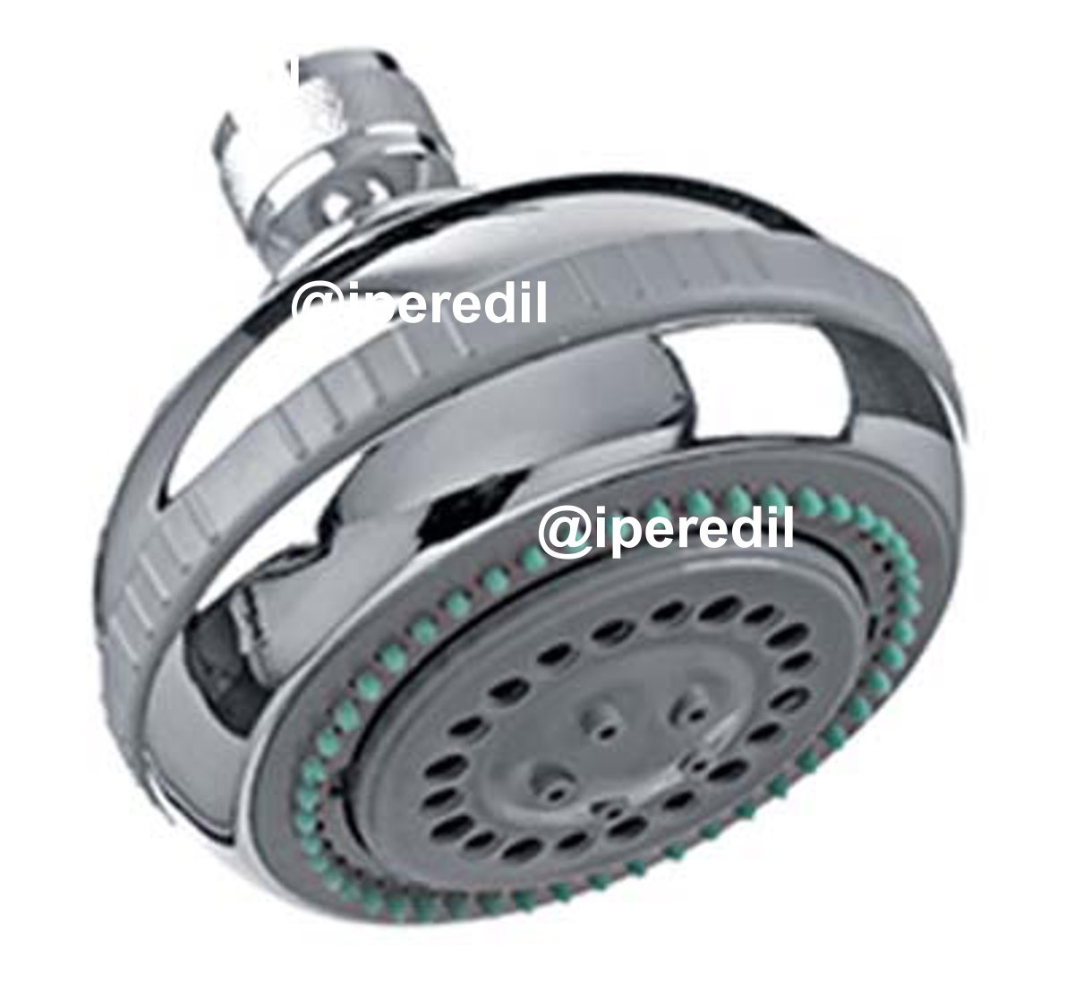 SOFFIONE DOCCIA + SNODO 5 GETTI ABS CROMATO 1/2F MM 90 - 07709216