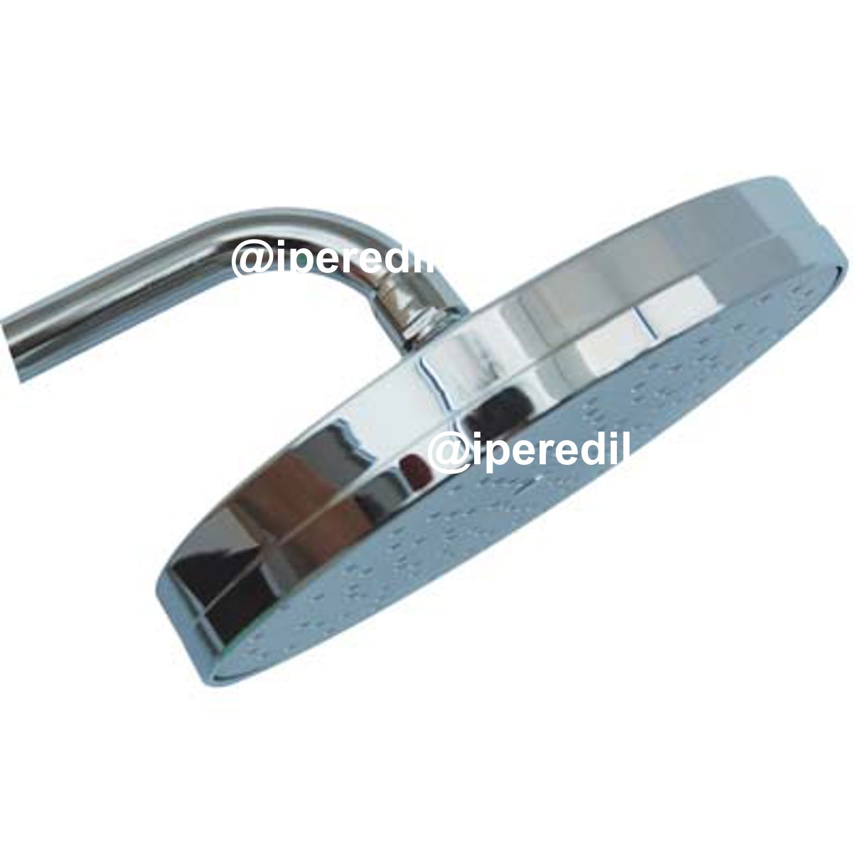 SOFFIONE DOCCIA + SNODO STYLE ABS CROMATO 1/2F MM 200 - 07709222