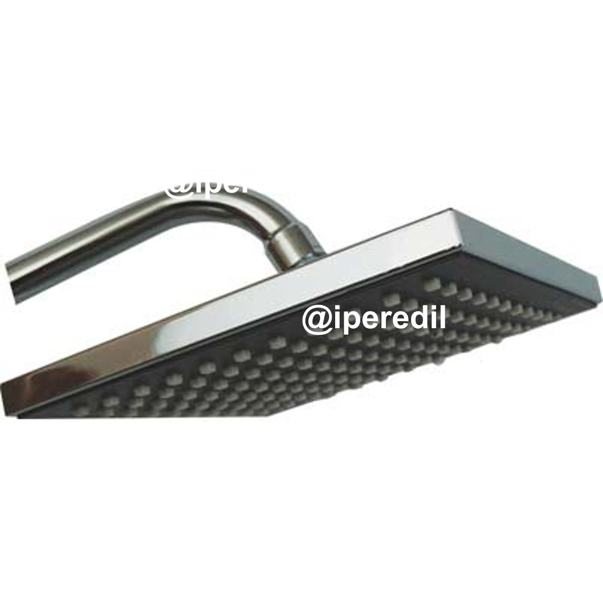 SOFFIONE DOCCIA + SNODO QUADRO ABS CROMATO 1/2F MM 200X200 - 07709223