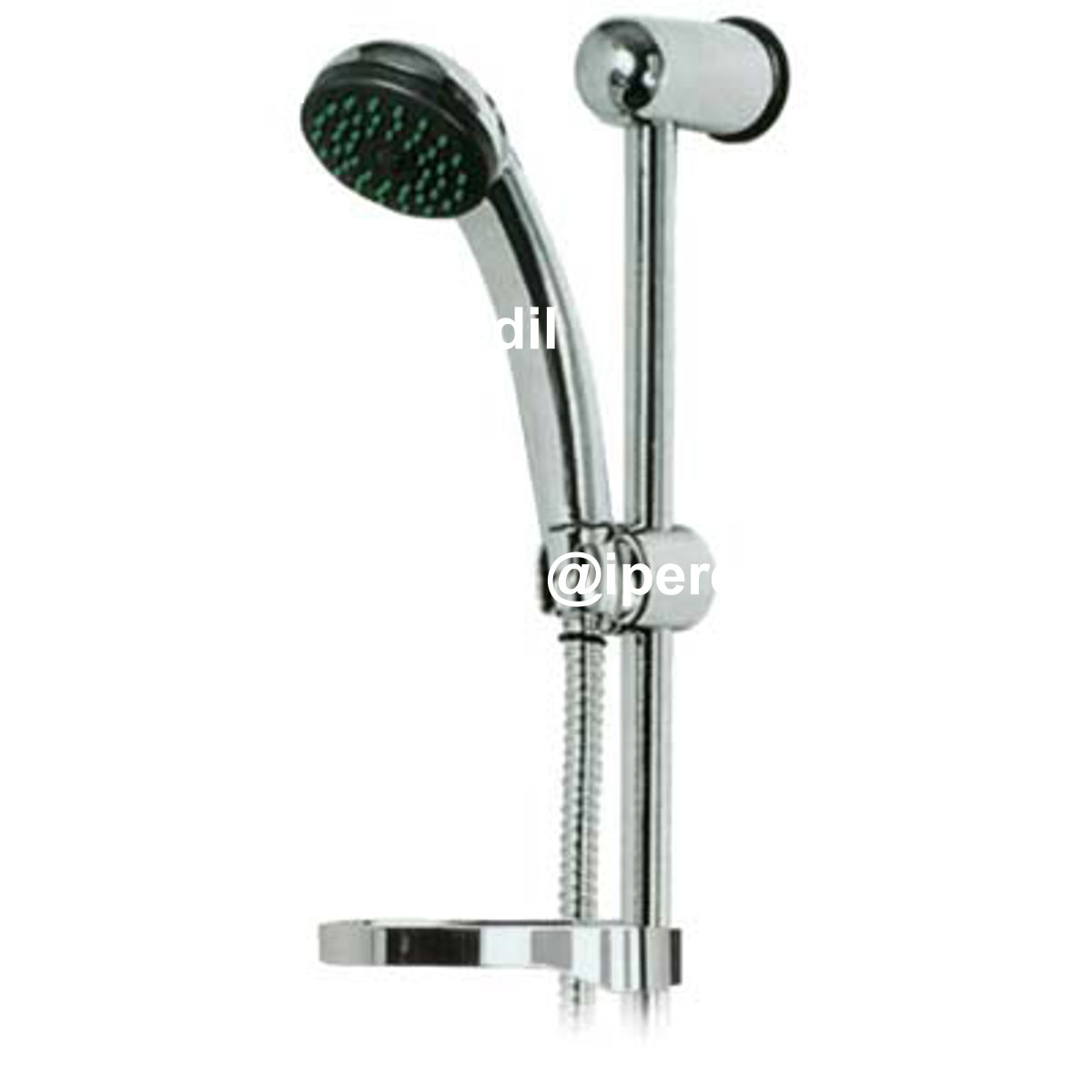 SALISCENDI DOCCETTA 1 GETTO JET ABS CROMATO TUBO MM 25 + FLEX CM 150 + D.MM 70 - 07709500