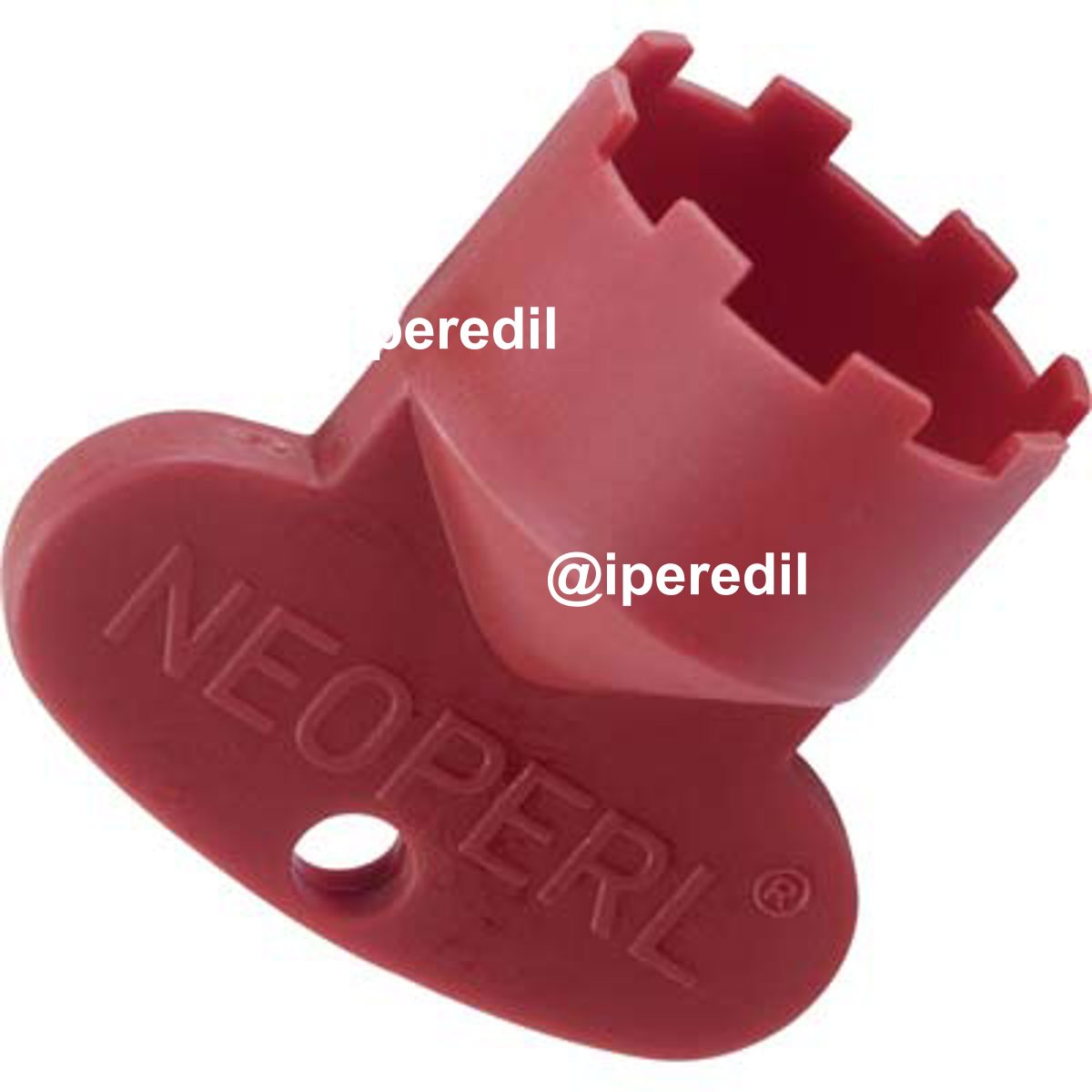 CHIAVE AERATORE CACHE HONEYCOMB JR NEOPERL PLASTICA ROSSA M21.5X1 - 07710061