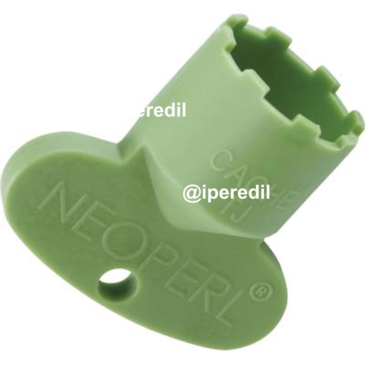 CHIAVE AERATORE CACHE HONEYCOMB TJ NEOPERL PLASTICA VERDE M18.5X1 - 07710062