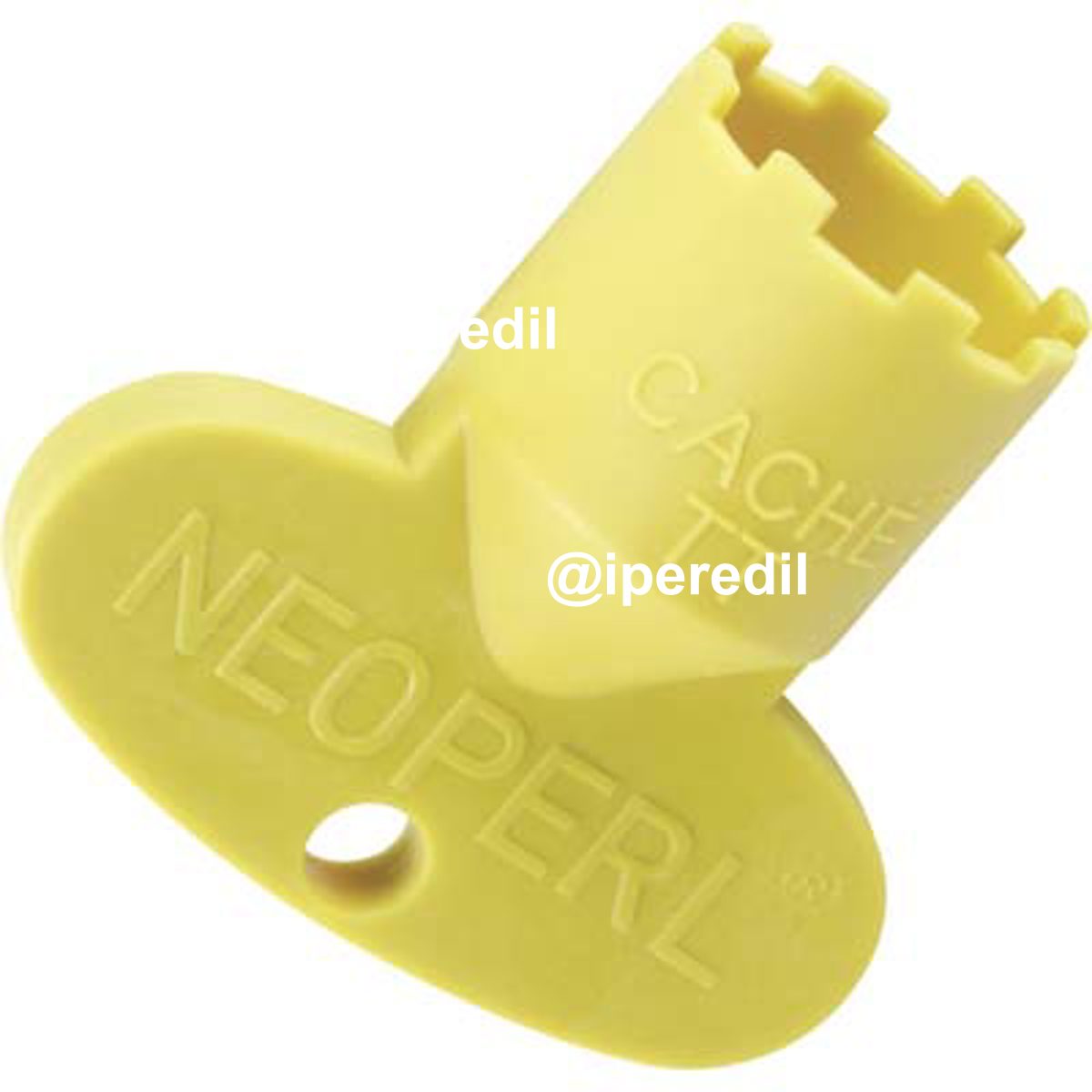 CHIAVE AERATORE CACHE HONEYCOMB TT NEOPERL PLASTICA GIALLA M16.5X1 - 07710063