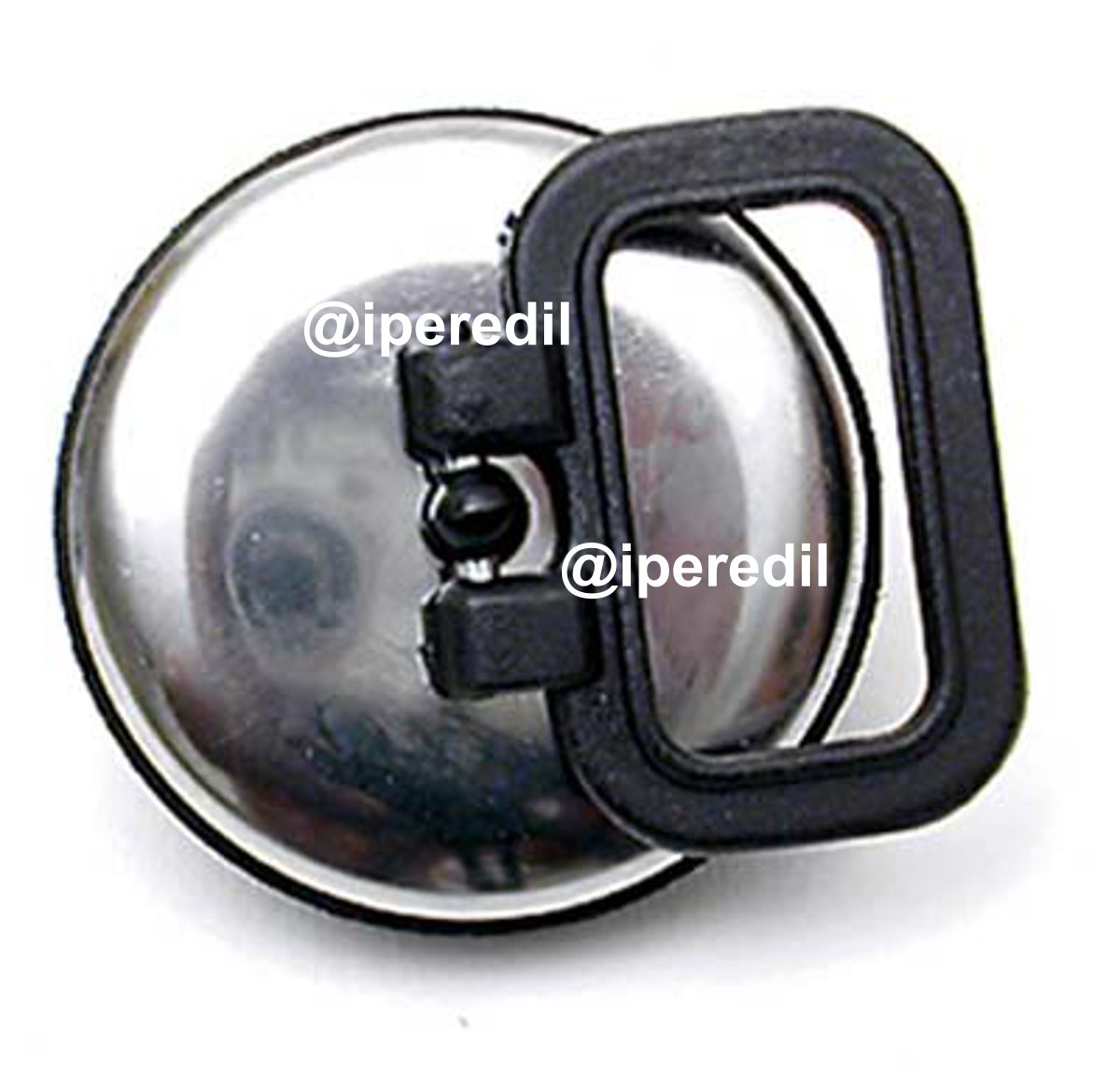 TAPPO PILETTA + MANIGLIA PVC/INOX MM 52