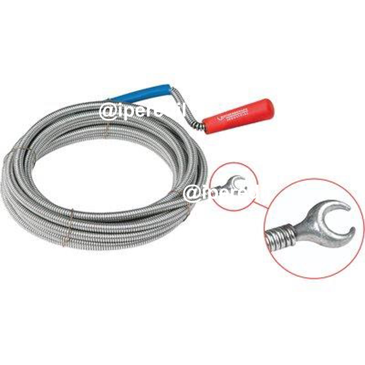 STURALAVANDINO A MOLLA + GANCIO ROTHENBERGER ACCIAIO MT 7,5