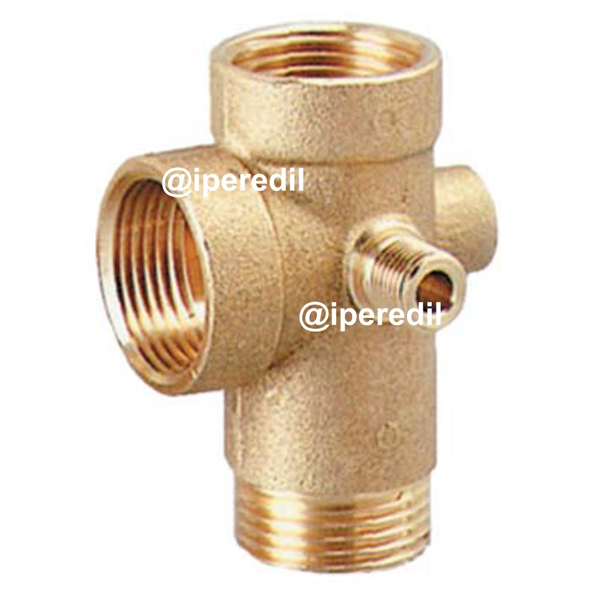 RACCORDO 5 VIE X AUTOCLAVE STARS OTTONE 1"