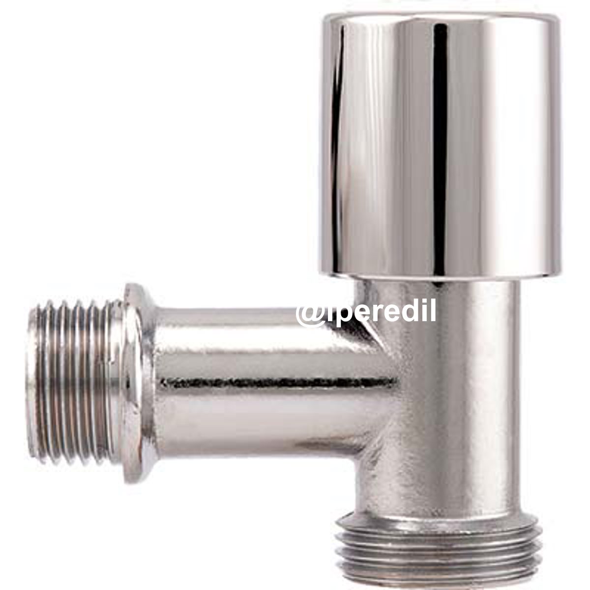 RUBINETTO A VITE X LAVATRICE 250 ITAP OTTONE CROMATO 1/2MX3/4M - 07745201