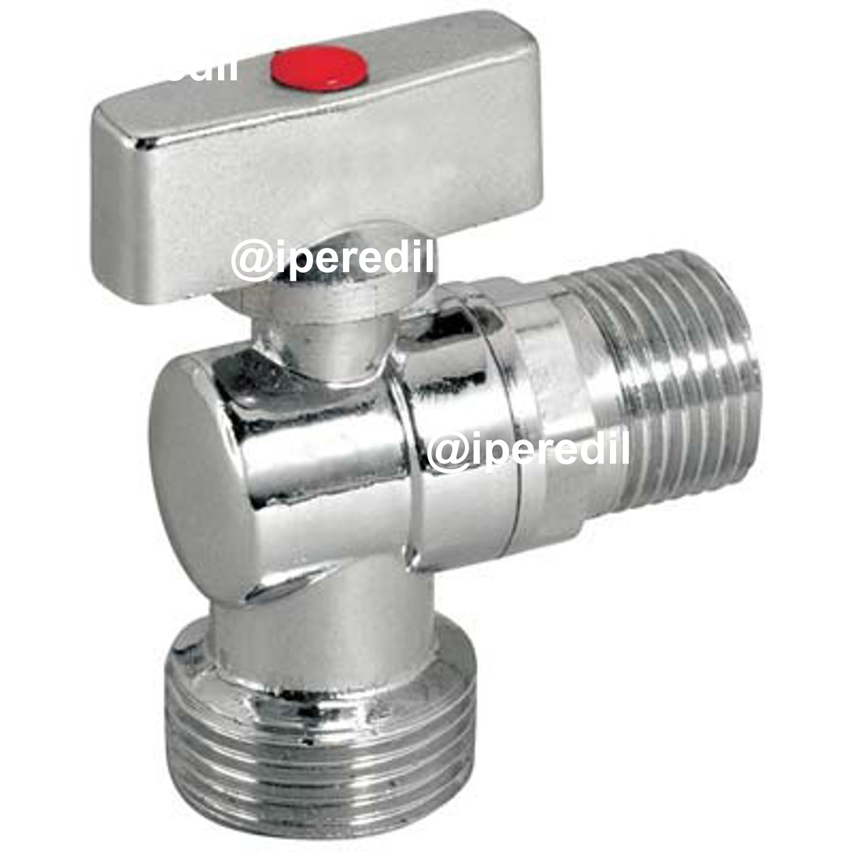 RUBINETTO A SFERA X LAVATRICE OTTONE CROMATO 1/2MX3/4M - 07745205