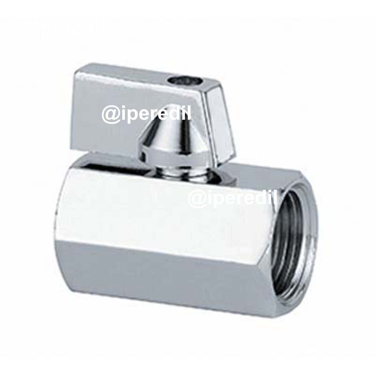 VALVOLA MINI A SFERA X SCALDACQUA WORKIT OTTONE CROMATO 3/8FF - 07747918