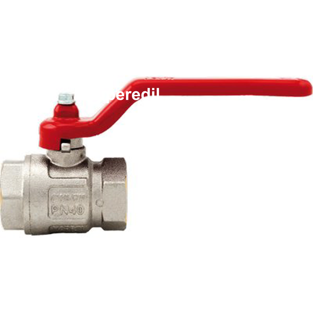 VALVOLE SFERA TOTALE + LEVA FF IDEAL 090 ITAP OTTONE NICHELATO 1"1/2F