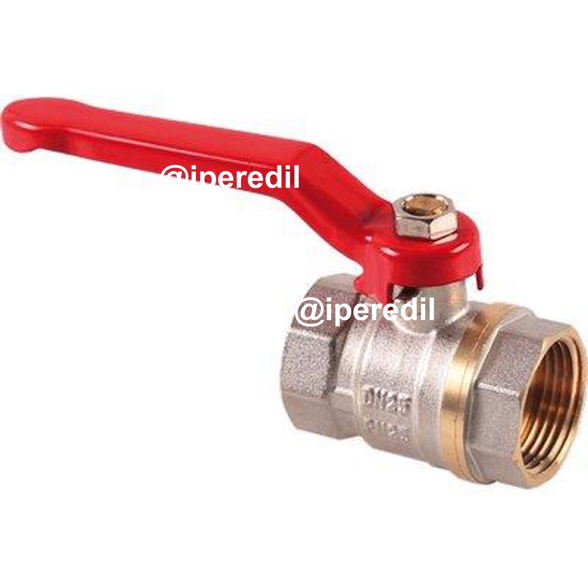 VALVOLA SFERA FF LEVA STARS OTTONE NICHELATO 1"F - 07748355
