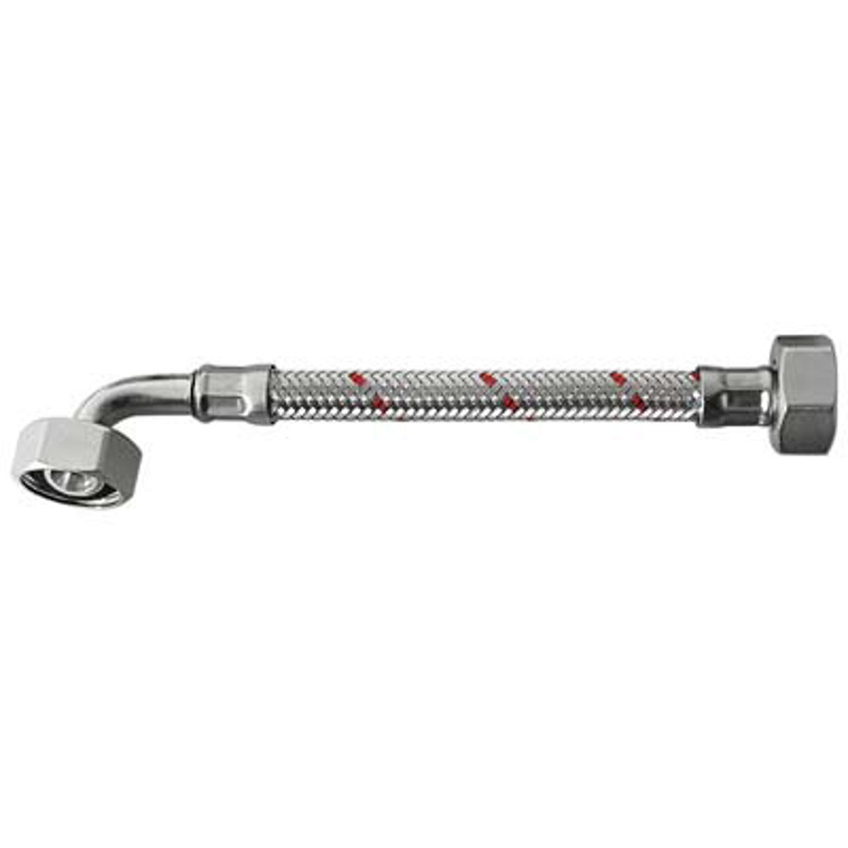 TUBO TRECCIA CARICO LAVATRICE LAVINOX PARIGI INOX 3/4F CM 150