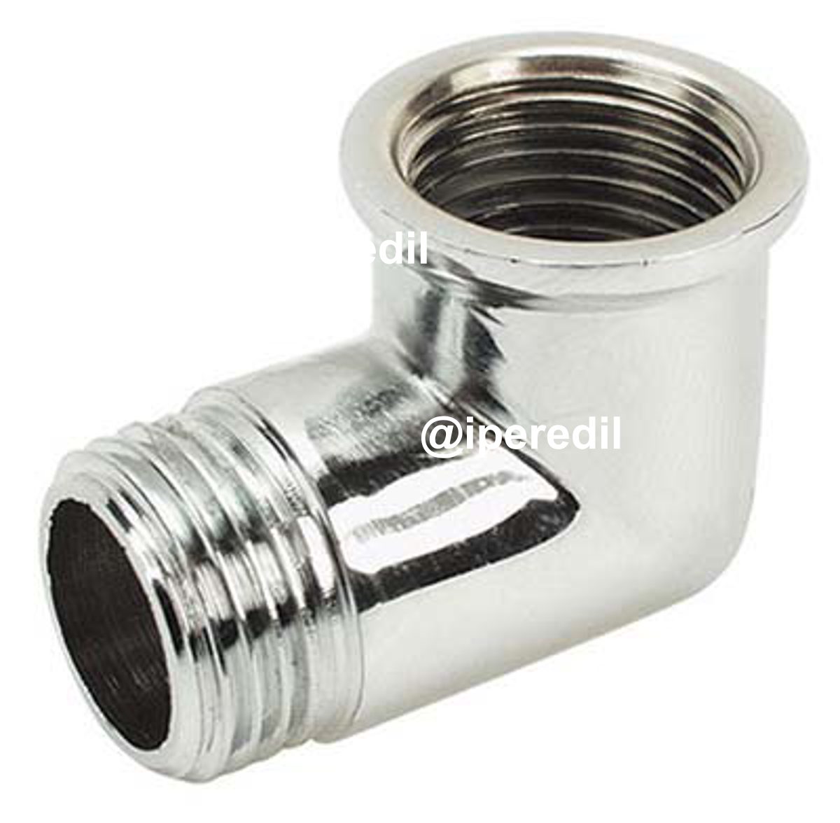 GOMITO MF OTTONE CROMATO 92 GEBO 1/2MF - 07763705
