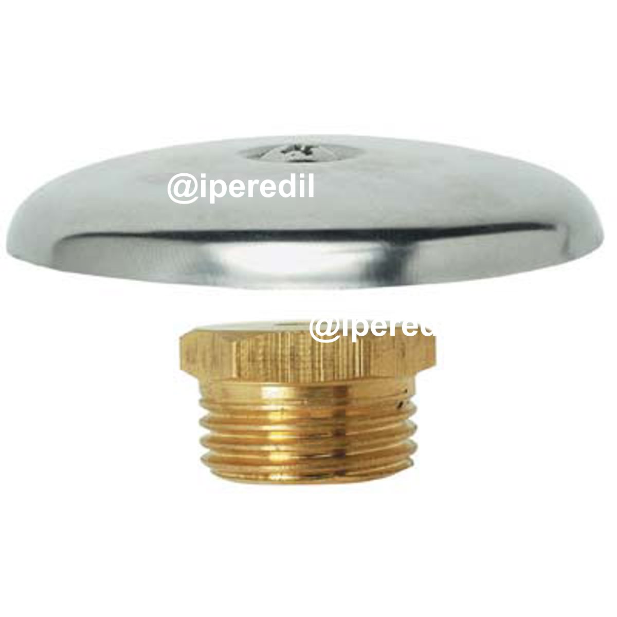 TAPPO M OTTONE + ROSONE INOX 1/2M - 07763741