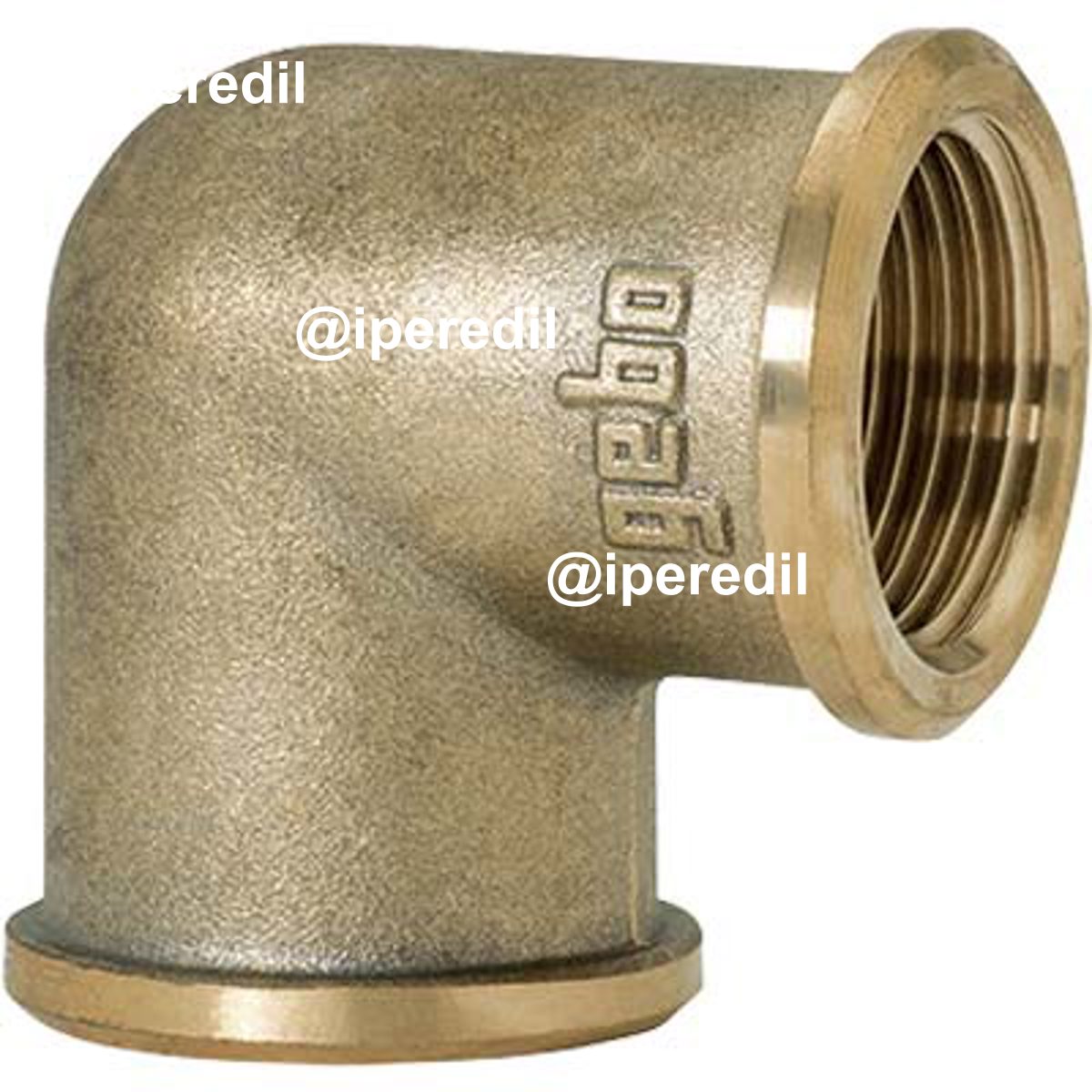 GOMITO FF OTTONE 90 GEBO 1"F - 07764003