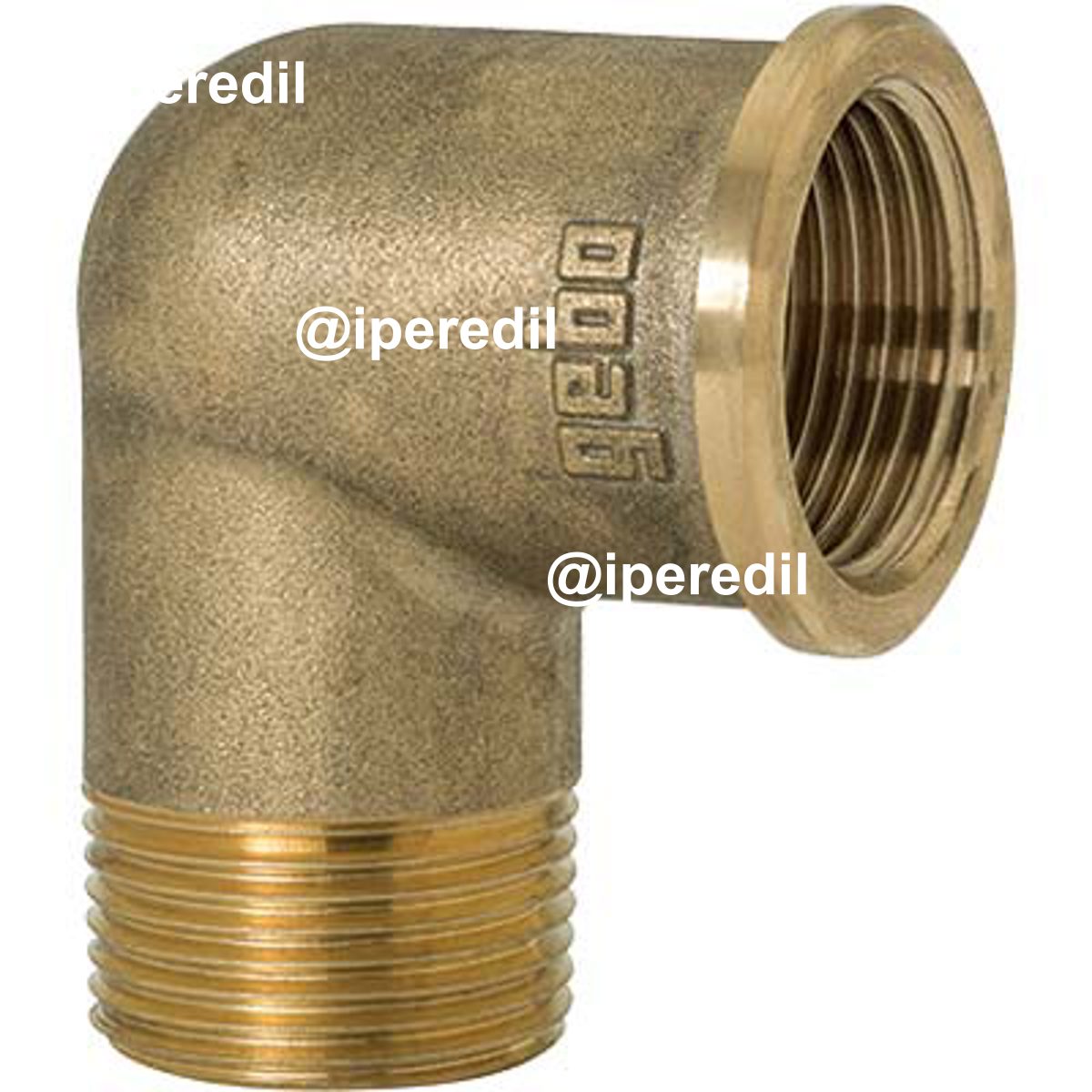 GOMITO MF OTTONE 92 GEBO 1"MF - 07764012