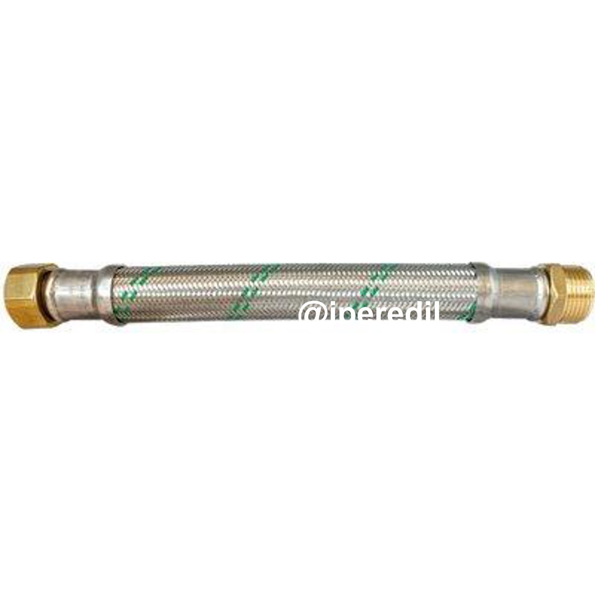 FLESSIBILE ANTIVIBRANTE FLEXCORE GREEN PARIGI INOX/TERMOPLASICO CORRUGATO 1"MF CM 50 - 07764834
