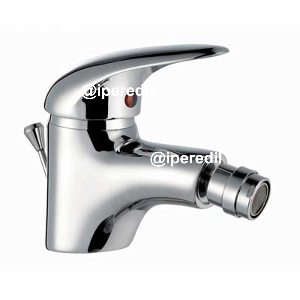 MISCELATORE BIDET START H25 CROLLA OTTONE CROMATO + PILETTA 1"1/4 - 07780021