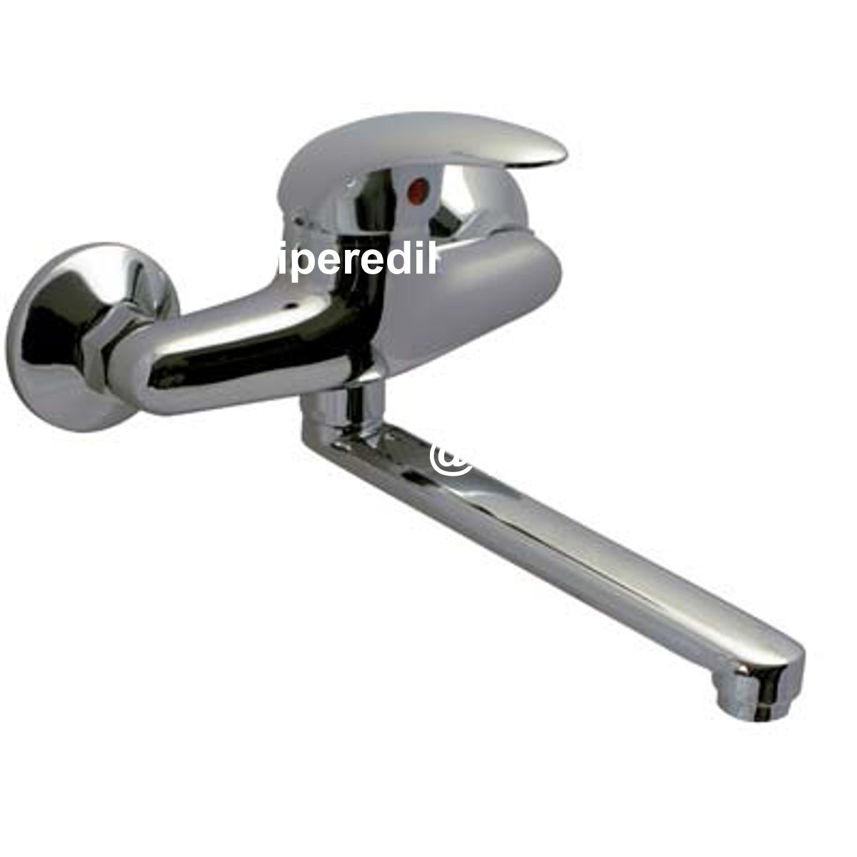 MISCELATORE LAVELLO A PARETE START H25 CROLLA OTTONE CROMATO