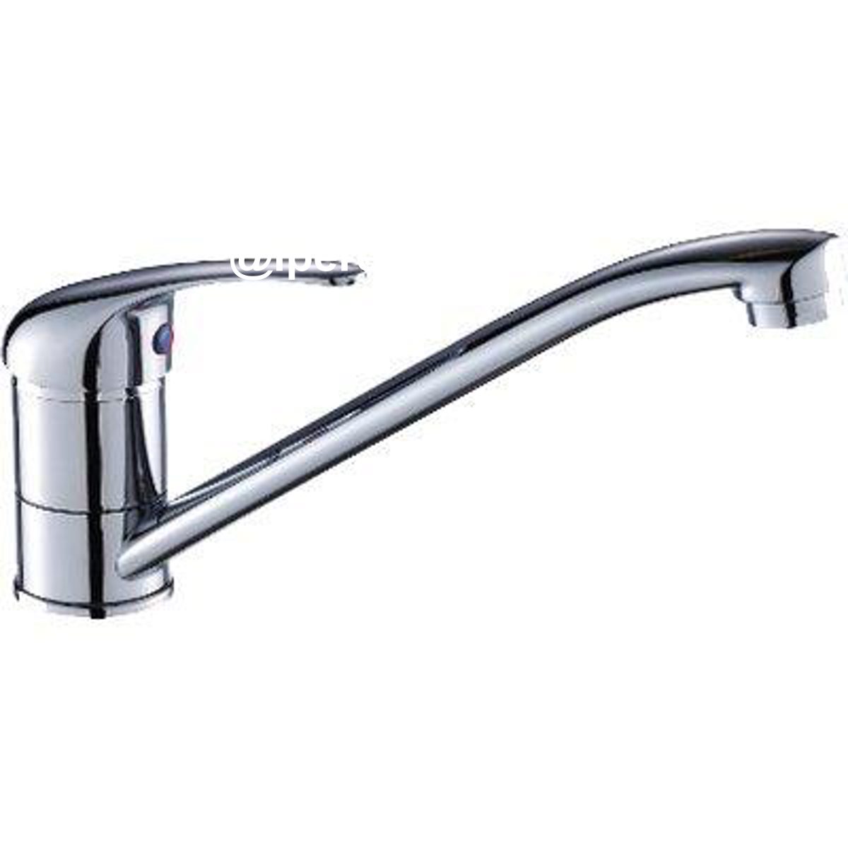 MISCELATORE LAVELLO MONO CANNA BASSA PARIGI EFFE OTTONE CROMATO - 07780156