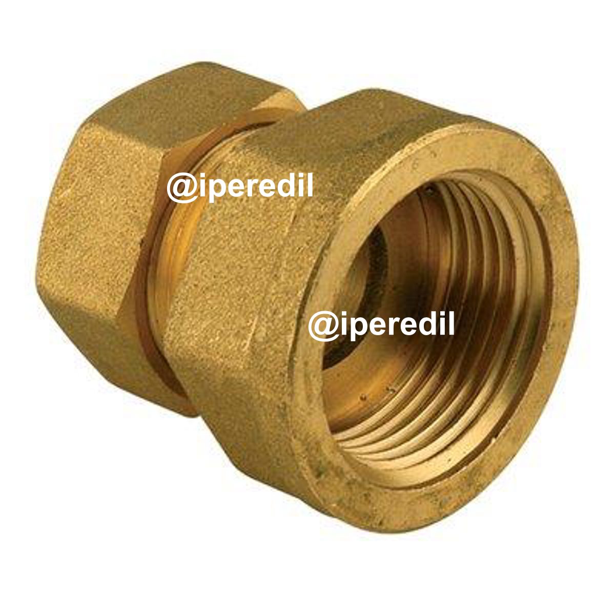 STRINGITUBO FILETTO FEMMINA X RAME OTTONE MM 12X1/2F