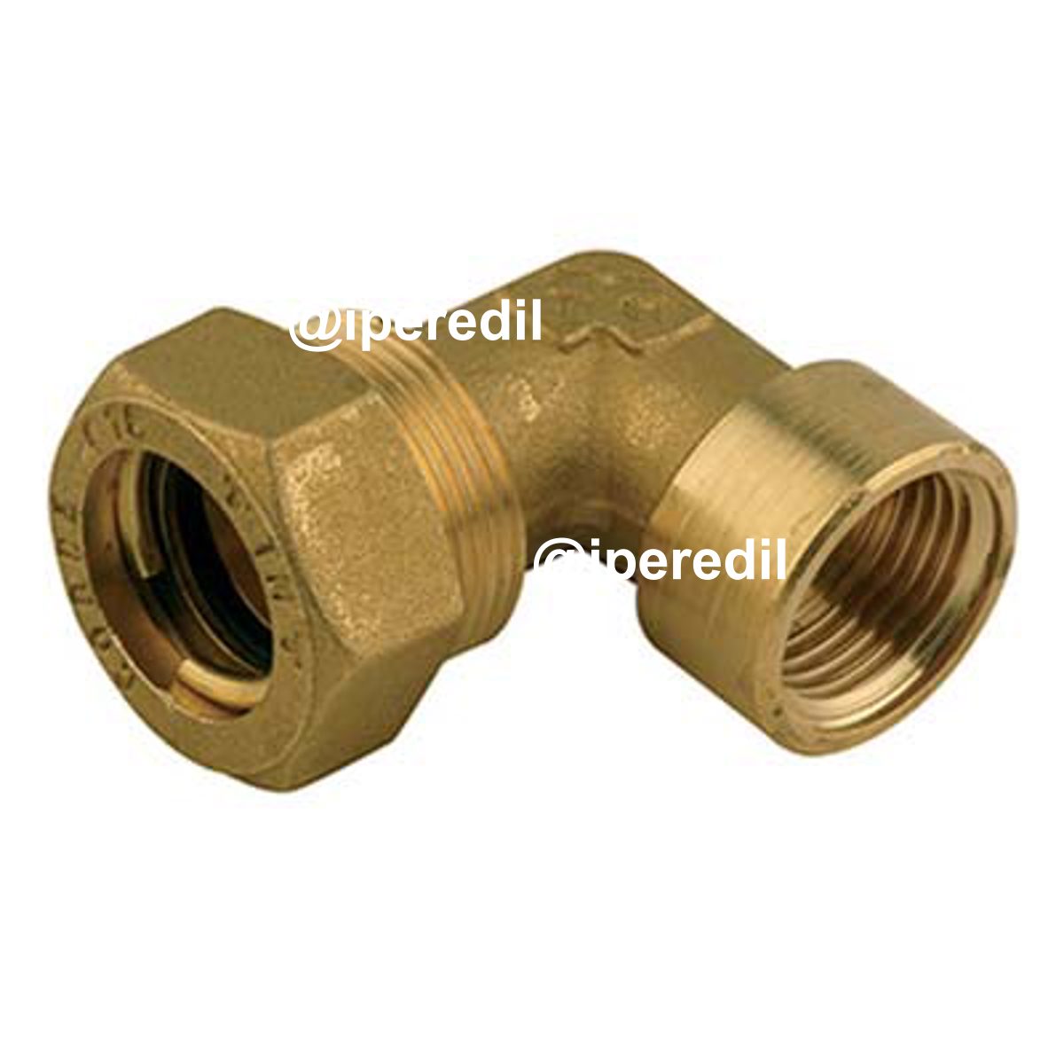 GOMITO STRINGITUBO FILETTO FEMMINA X RAME OTTONE MM 14X1/2F