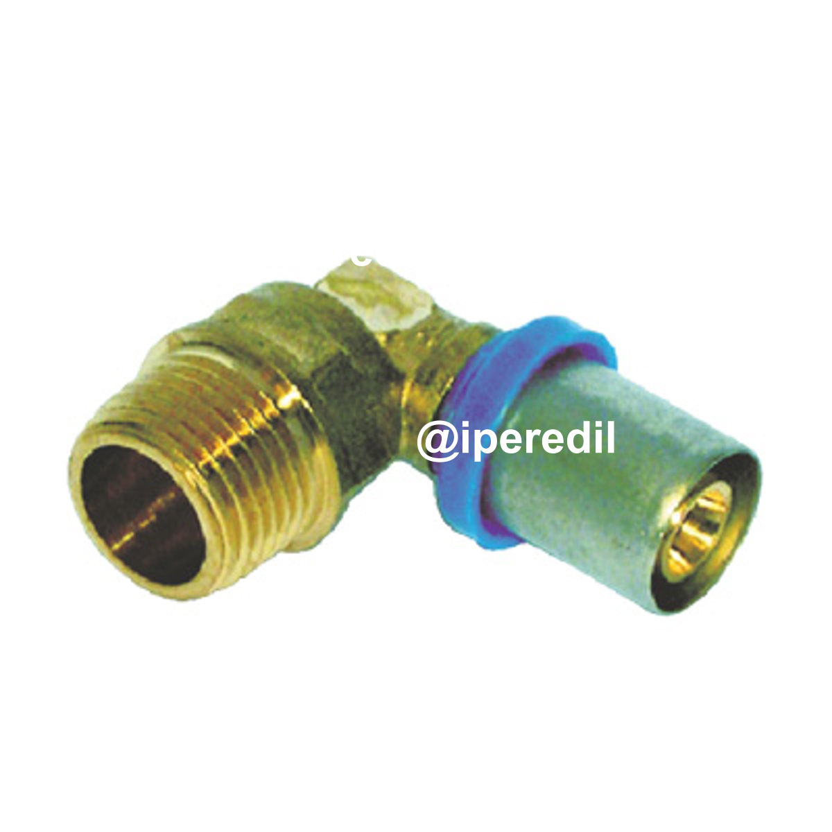 GOMITO MULTISTRATO PRESSARE FIL MASCHIO BAMPI OTTONE MM 16X1/2M